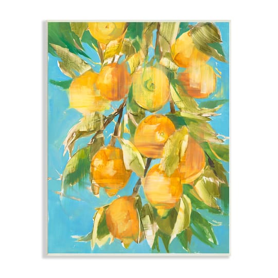 Stupell Industries Ripe Lemon Tree Wall Plaque